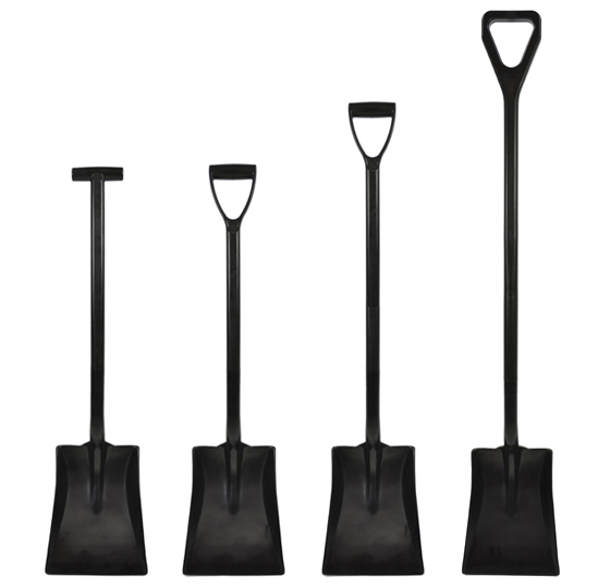 Harold Moore Large Blade Shovel T-Grip Handle designed to handle bulky materials 