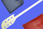 detectable shovels and paddles image